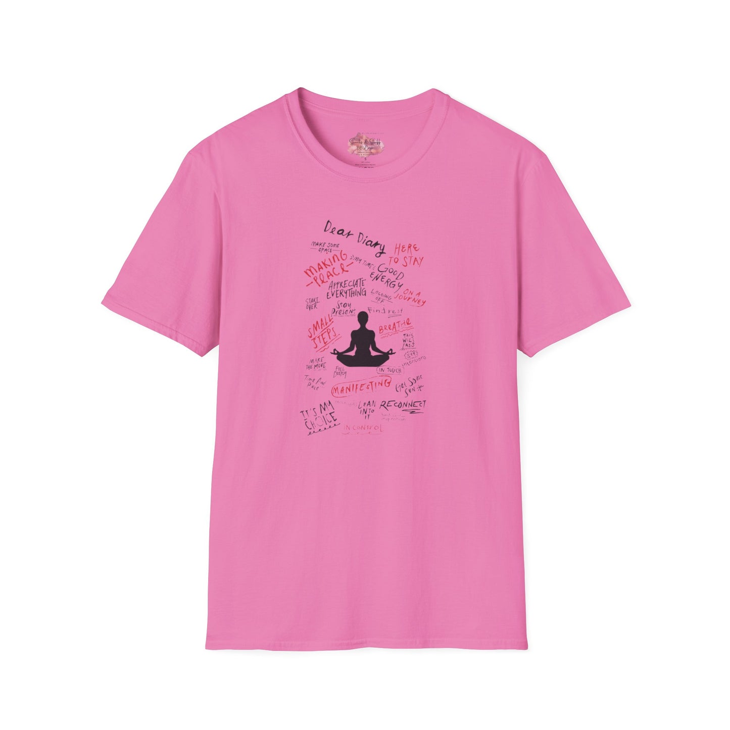 Mindful Thinking “Dear Diary” Affirmations T-Shirt