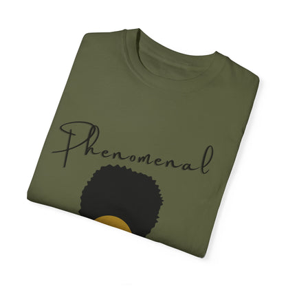 T-shirt| Unisex T-shirt - Phenomenal Woman Design Afro Beauty