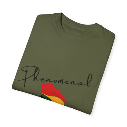 T-shirt | Phenomenal Woman Silhouette Rasta