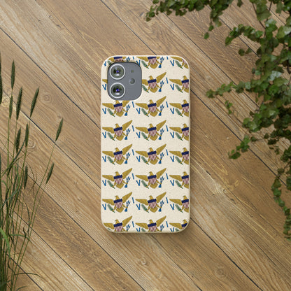 Phone Cases - Virgin Islands Flag Design Pattern