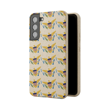 Phone Cases - Virgin Islands Flag Design Pattern