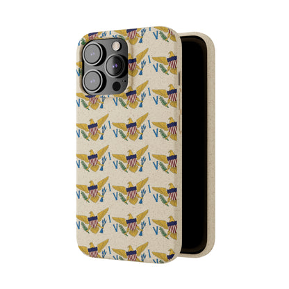 Phone Cases - Virgin Islands Flag Design Pattern