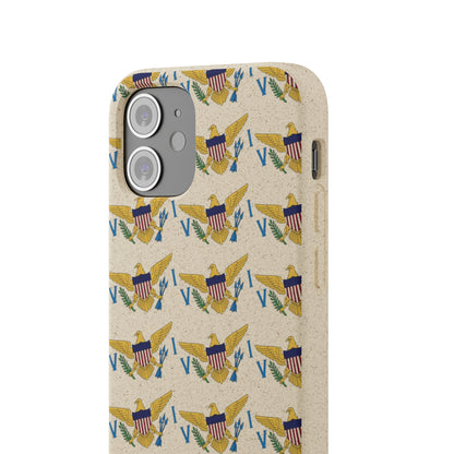 Phone Cases - Virgin Islands Flag Design Pattern