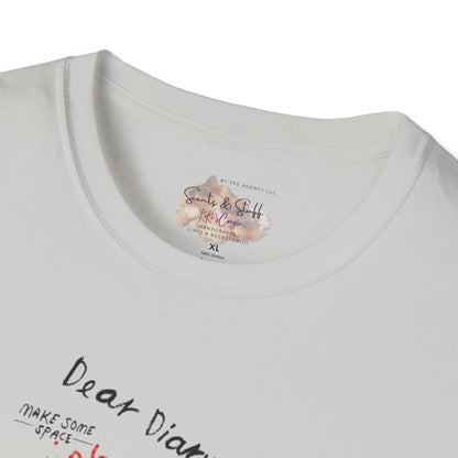 Mindful Thinking “Dear Diary” Affirmations T-Shirt