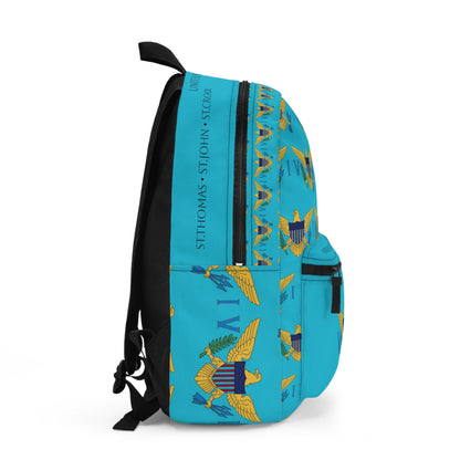 Backpack U.S Virgin Islands Flag Design | Sea Blue