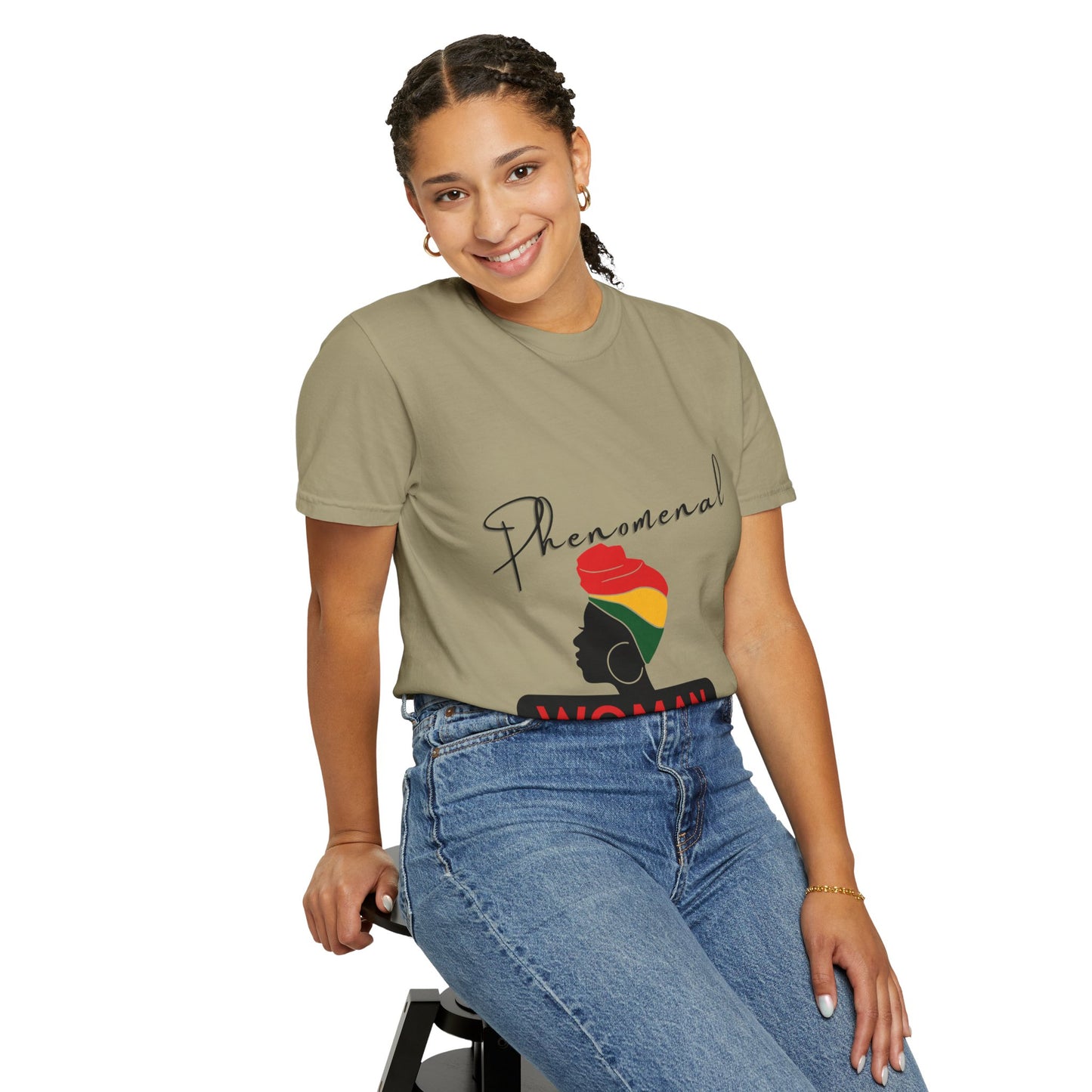 T-shirt | Phenomenal Woman Silhouette Rasta