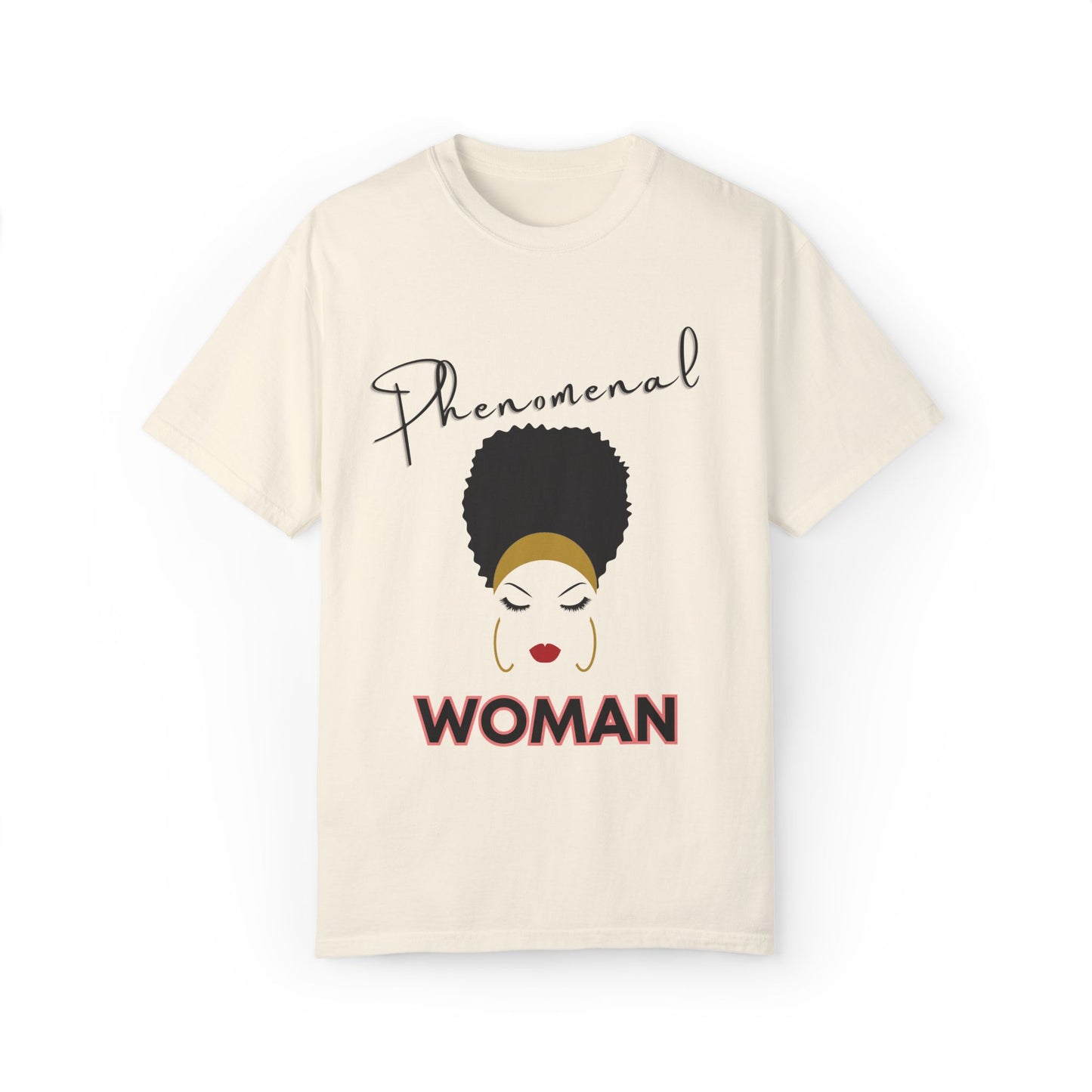 T-shirt| Unisex T-shirt - Phenomenal Woman Design Afro Beauty