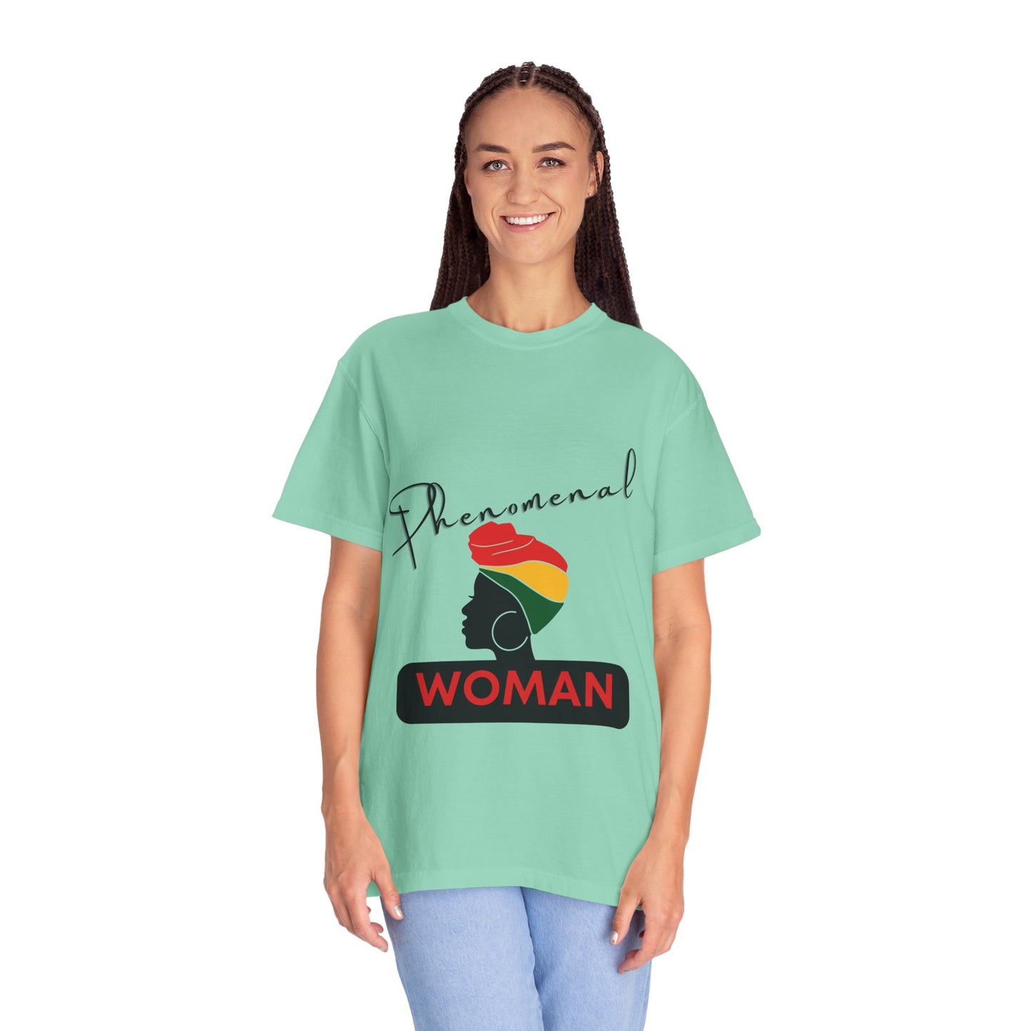 T-shirt | Phenomenal Woman Silhouette Rasta