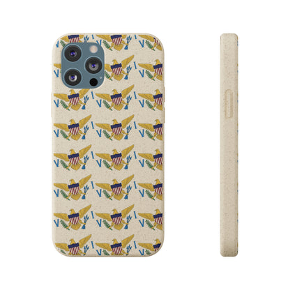 Phone Cases - Virgin Islands Flag Design Pattern