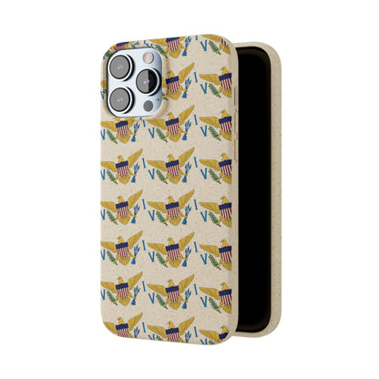 Phone Cases - Virgin Islands Flag Design Pattern