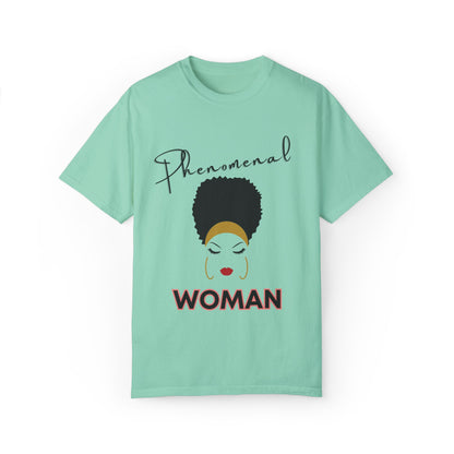 T-shirt| Unisex T-shirt - Phenomenal Woman Design Afro Beauty