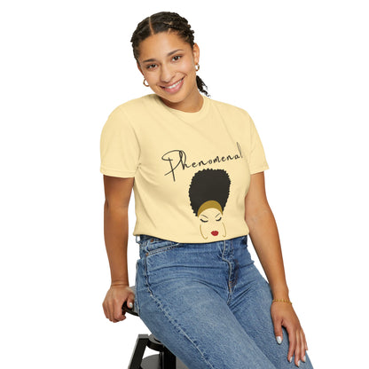 T-shirt| Unisex T-shirt - Phenomenal Woman Design Afro Beauty