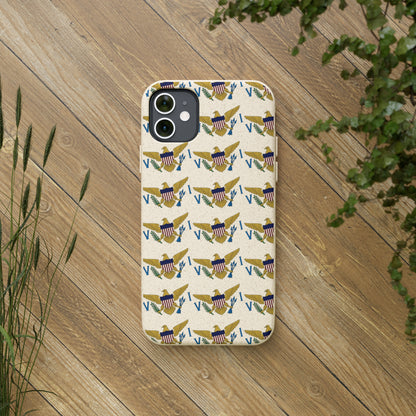 Phone Cases - Virgin Islands Flag Design Pattern