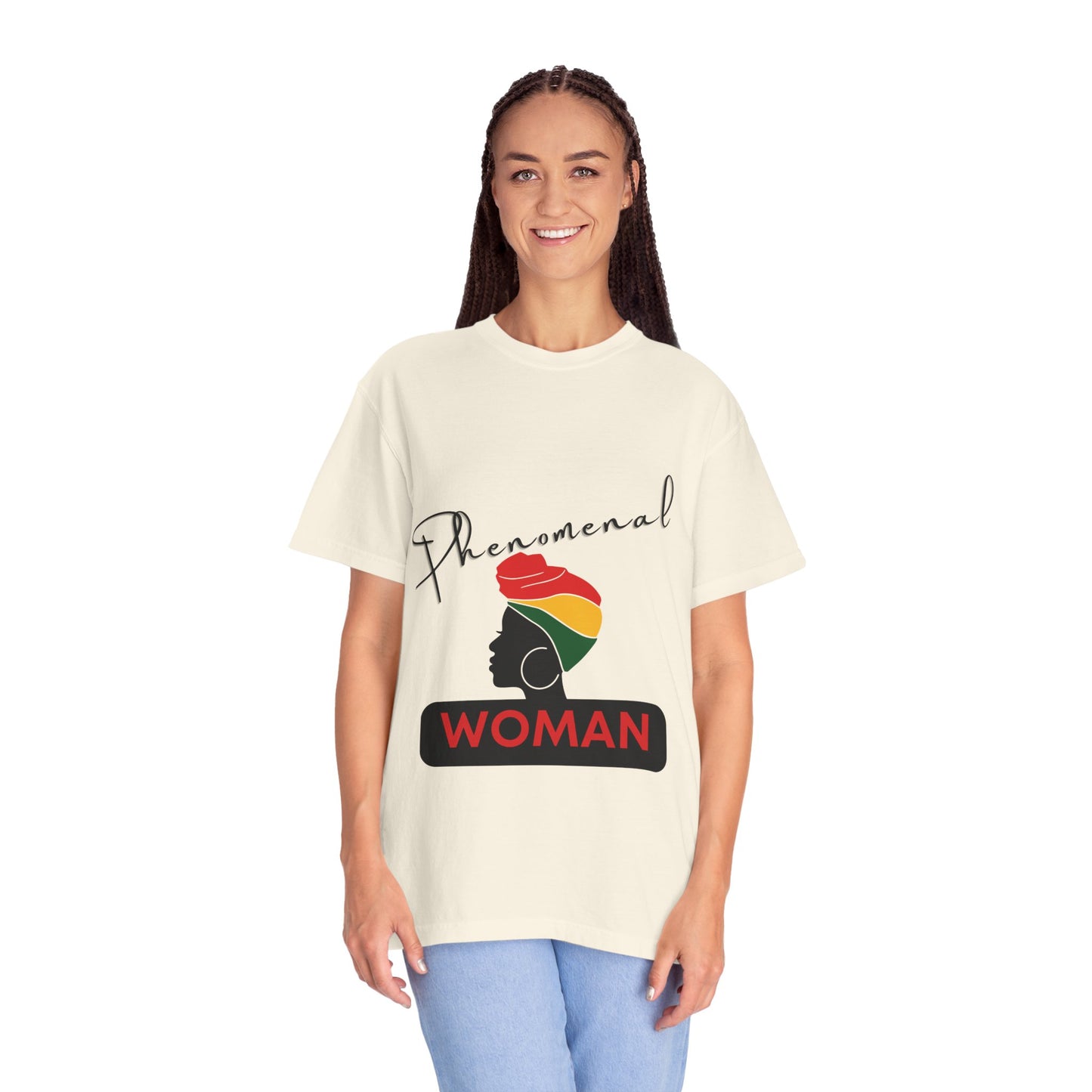 T-shirt | Phenomenal Woman Silhouette Rasta