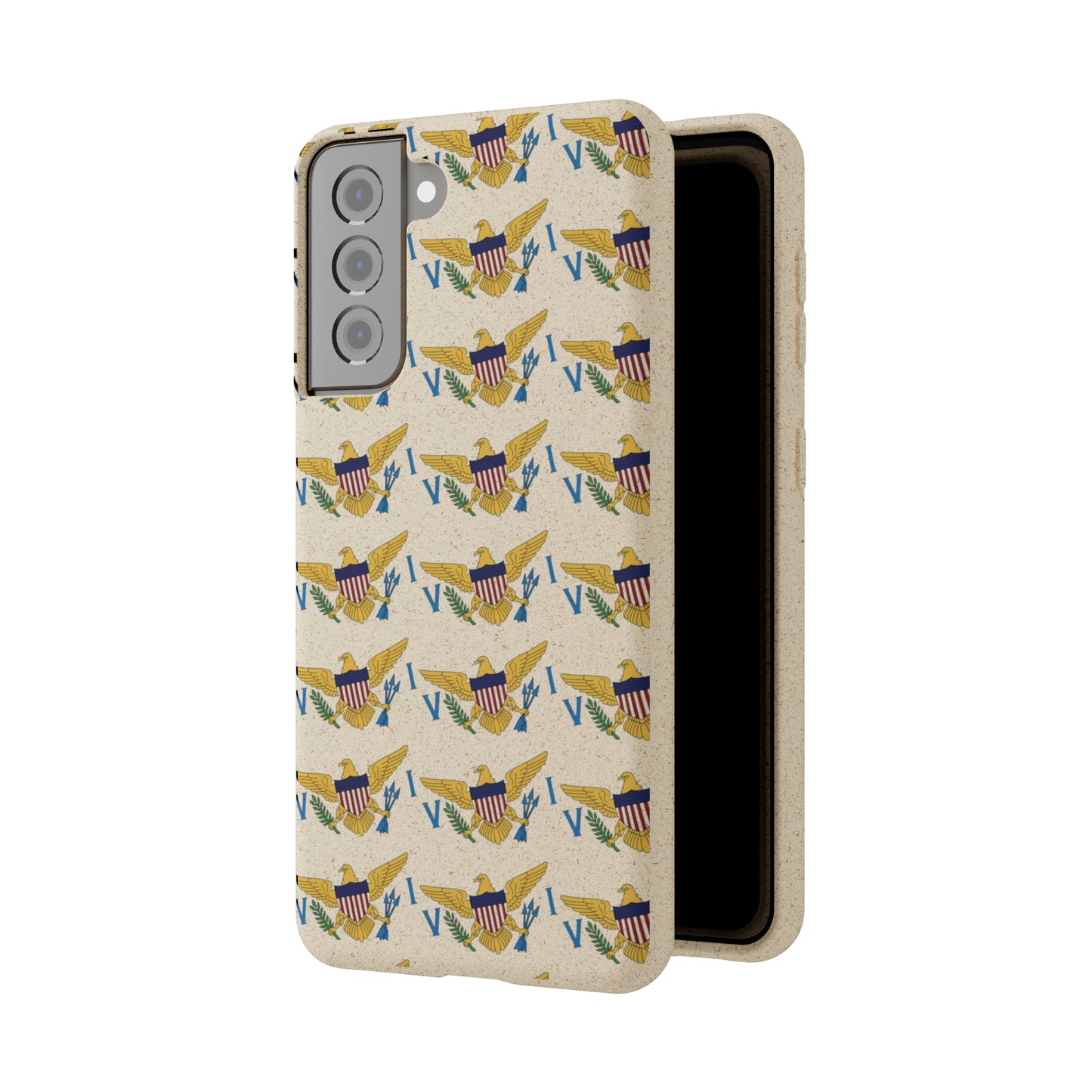 Phone Cases - Virgin Islands Flag Design Pattern