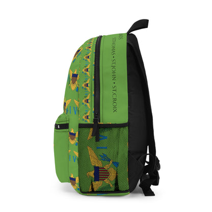 Backpack U.S Virgin Islands Flag Design | Island Green