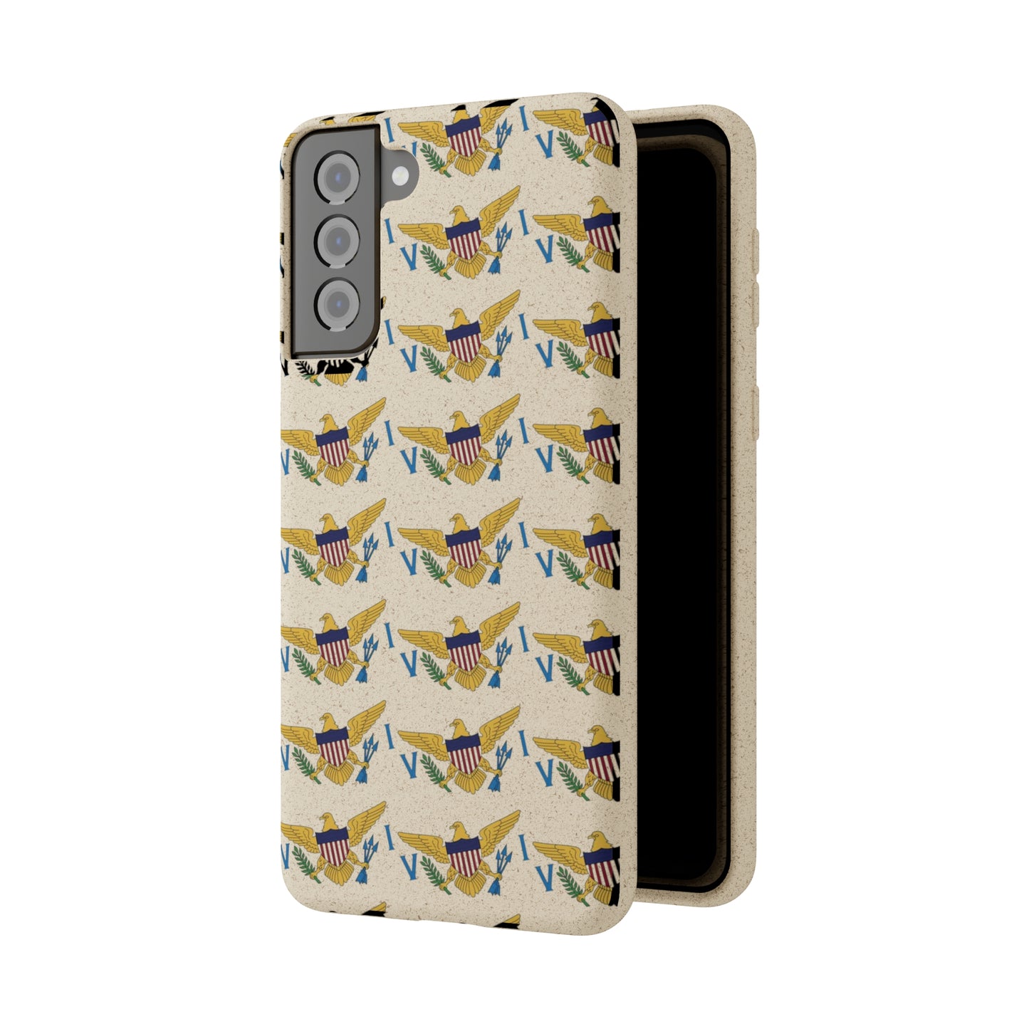 Phone Cases - Virgin Islands Flag Design Pattern