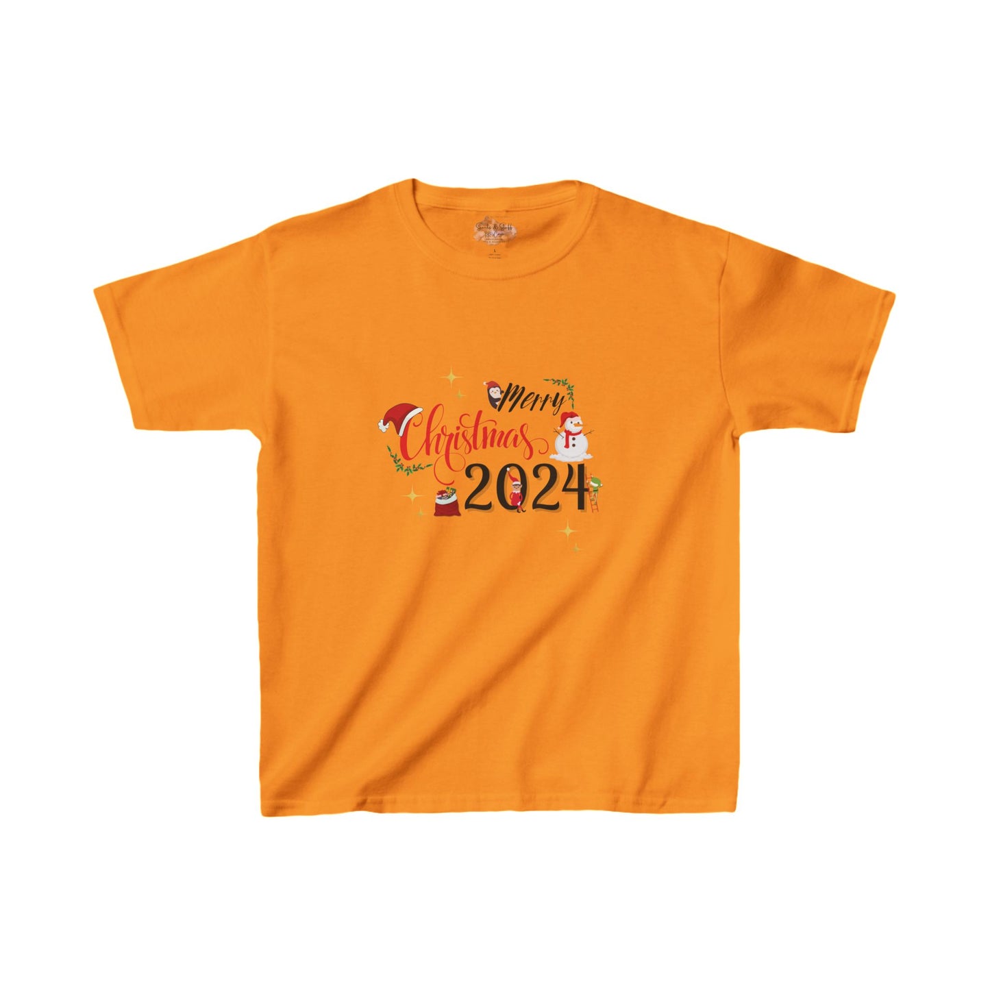 T-shirt Kids Tee | Merry Christmas 2024 Elf Design