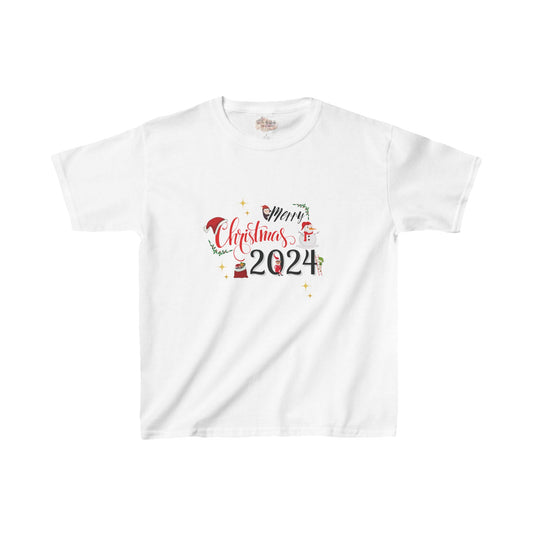 T-shirt Kids Tee | Merry Christmas 2024 Elf Design