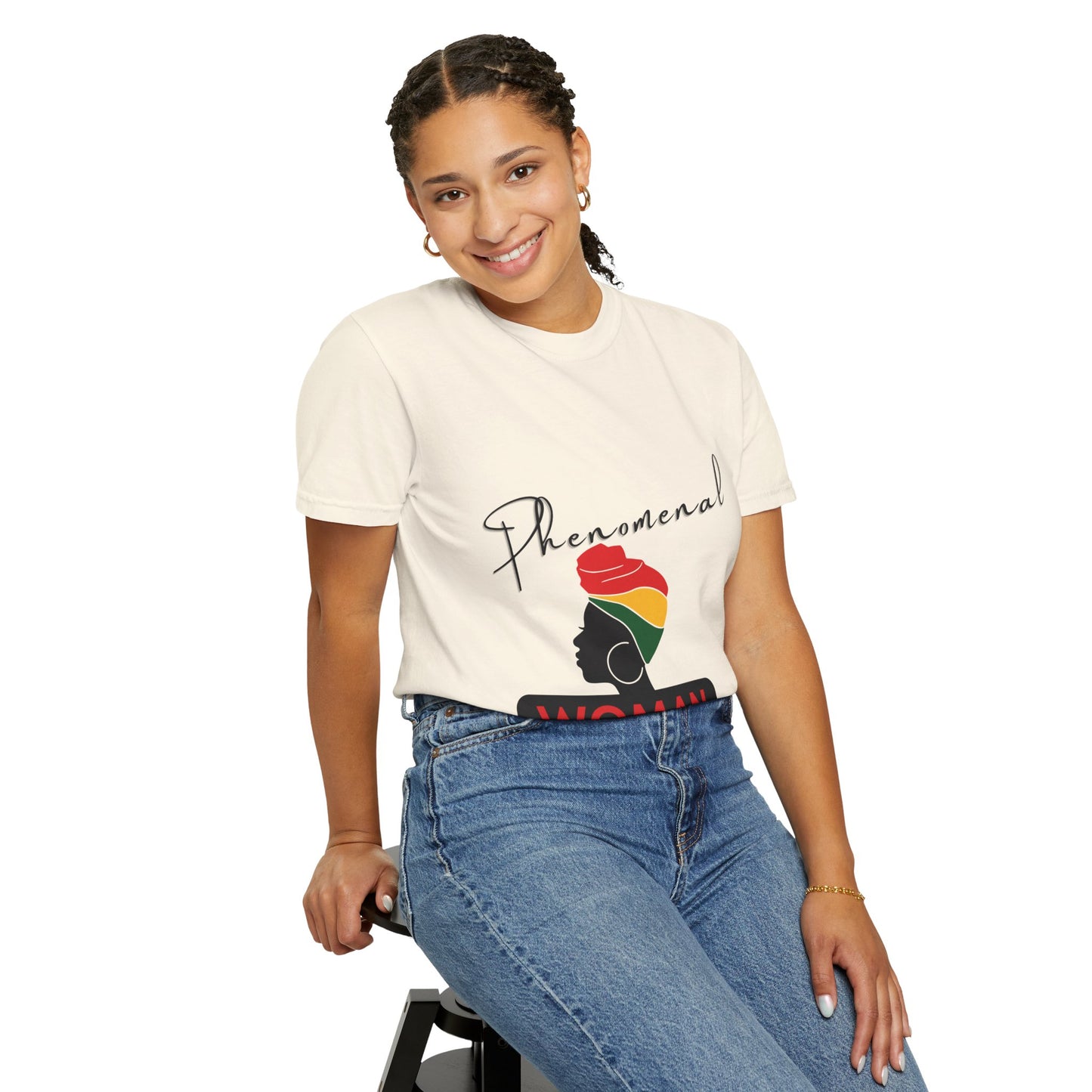 T-shirt | Phenomenal Woman Silhouette Rasta