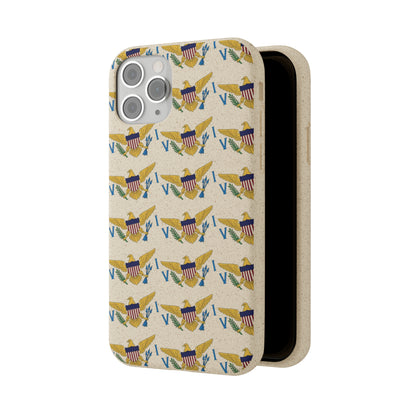 Phone Cases - Virgin Islands Flag Design Pattern