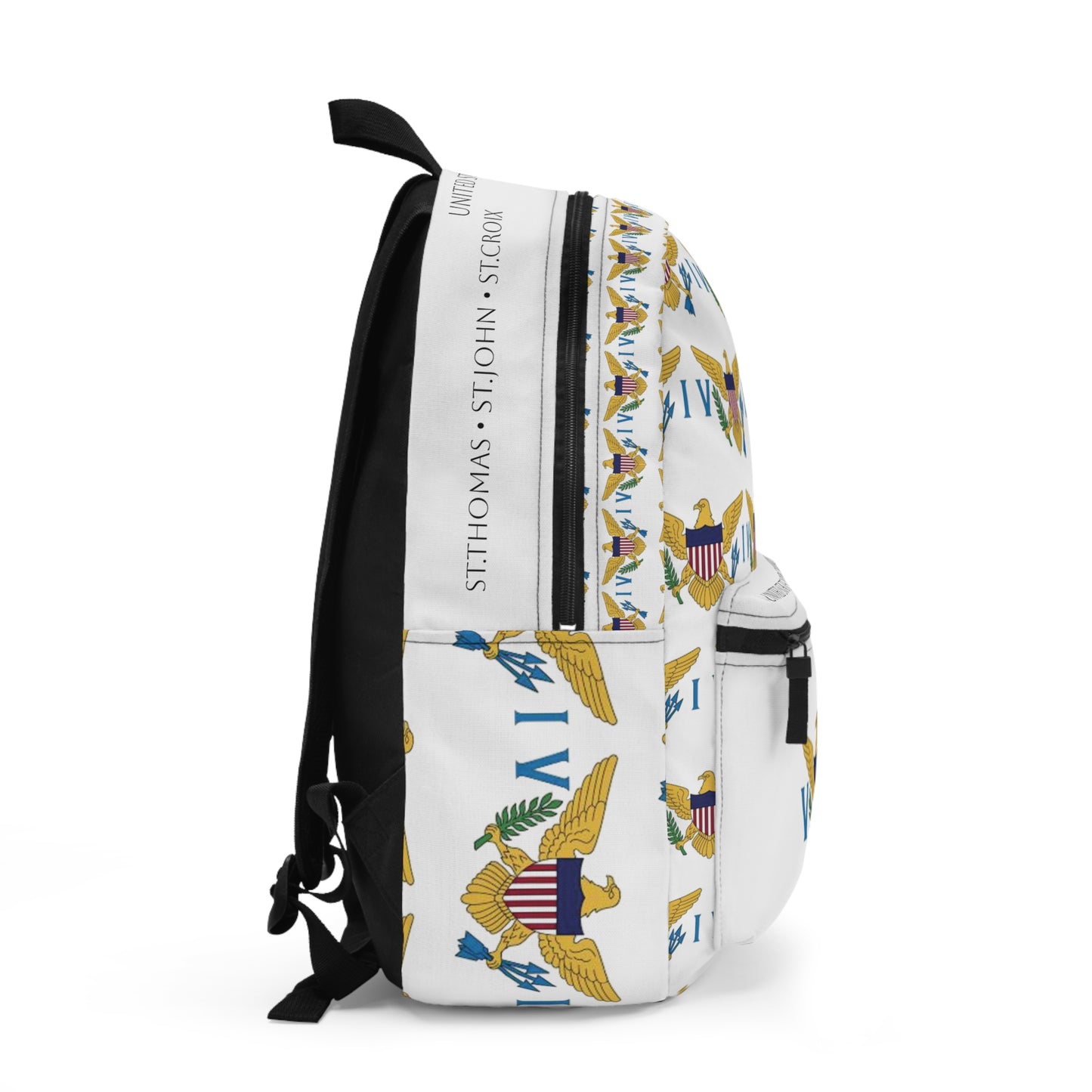 Backpack U.S Virgin Islands Flag Design | Coconut White