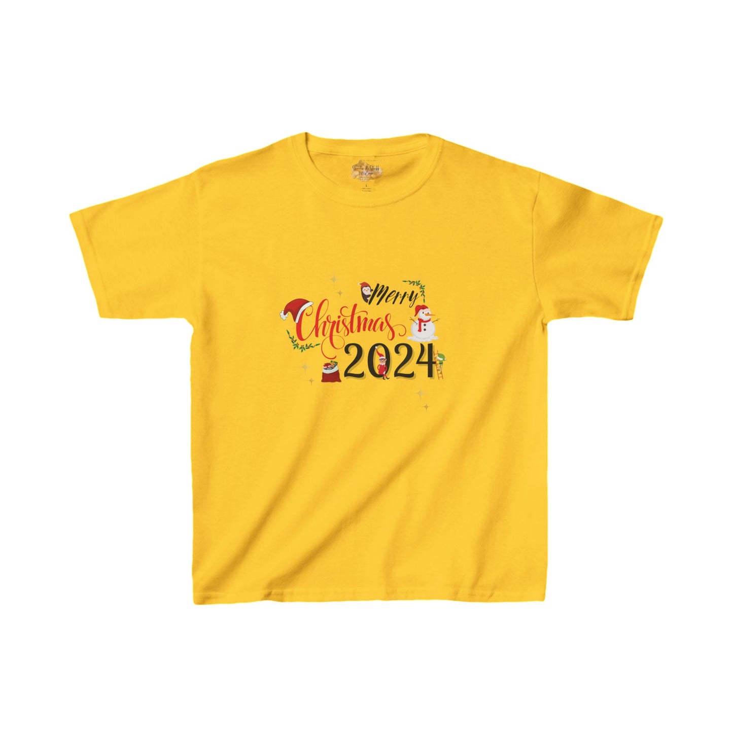 T-shirt Kids Tee | Merry Christmas 2024 Elf Design