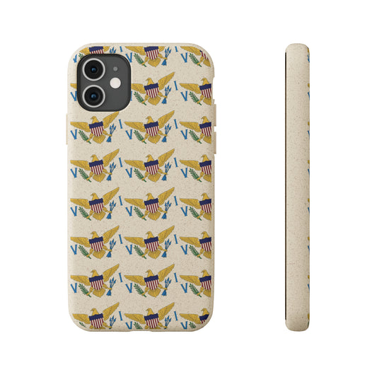 Phone Cases - Virgin Islands Flag Design Pattern