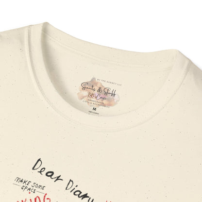 Mindful Thinking “Dear Diary” Affirmations T-Shirt