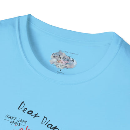 Mindful Thinking “Dear Diary” Affirmations T-Shirt