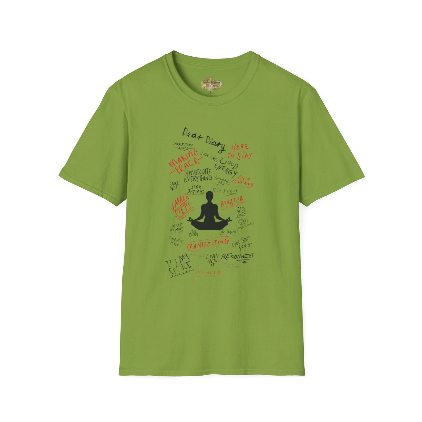 Mindful Thinking “Dear Diary” Affirmations T-Shirt