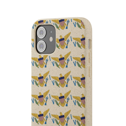 Phone Cases - Virgin Islands Flag Design Pattern