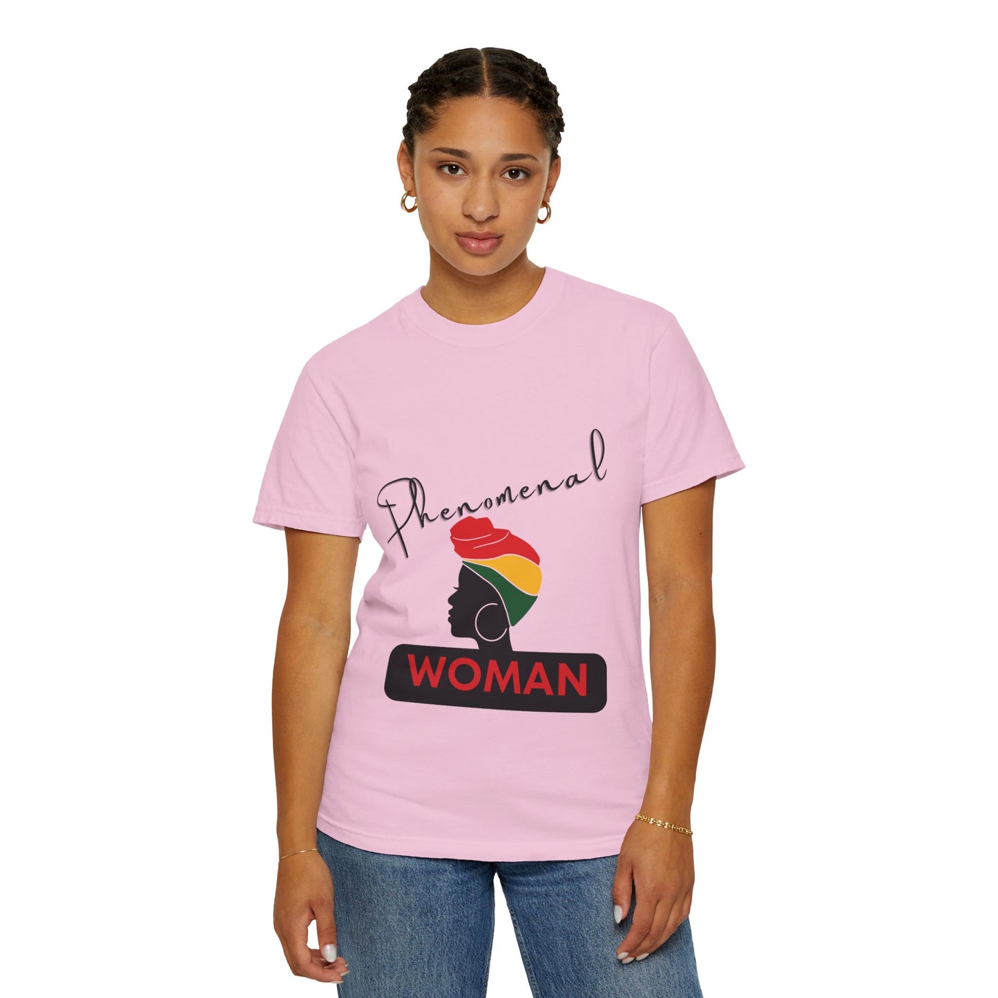 T-shirt | Phenomenal Woman Silhouette Rasta