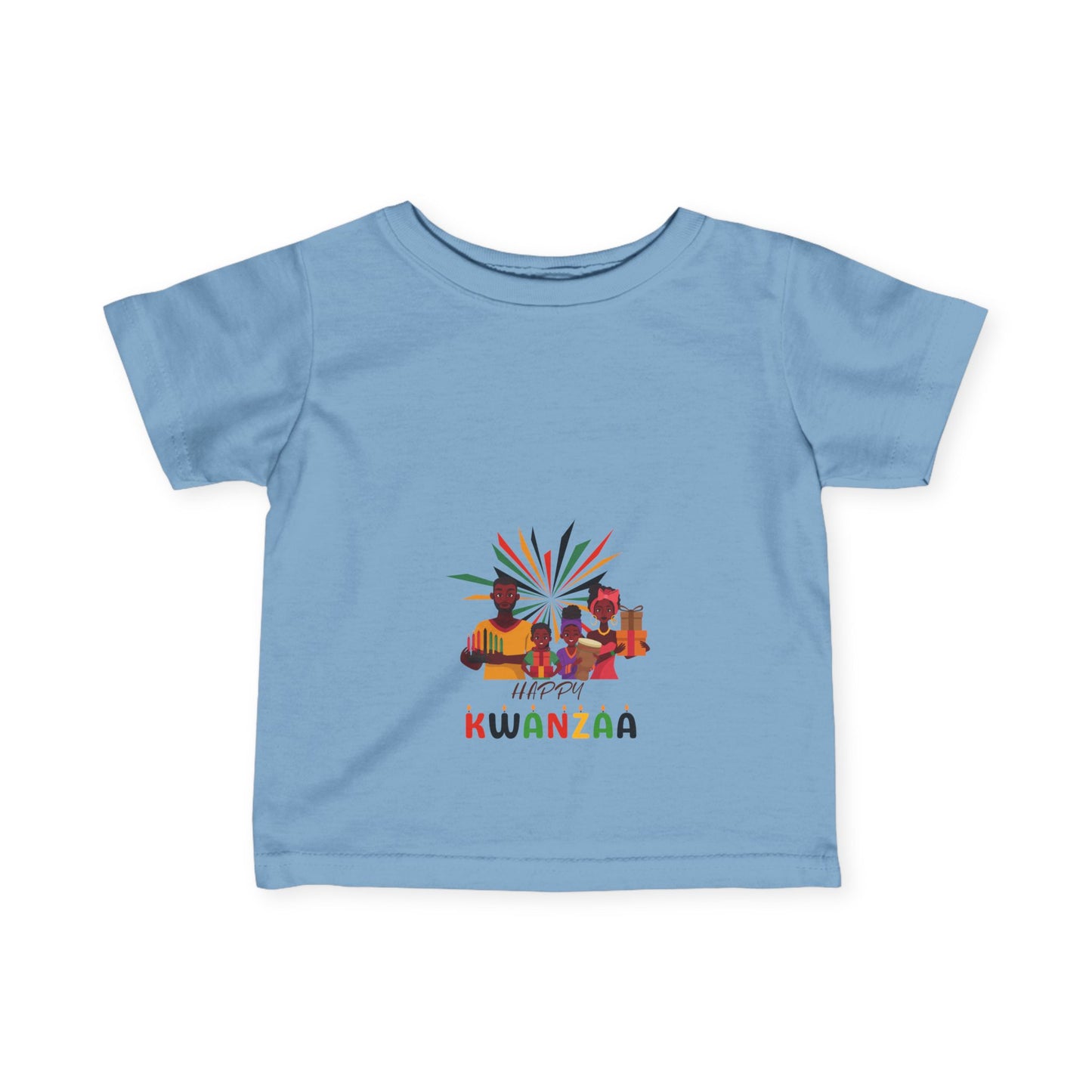 Infant tee | Happy Kwanzaa Family Design | 6-24 months