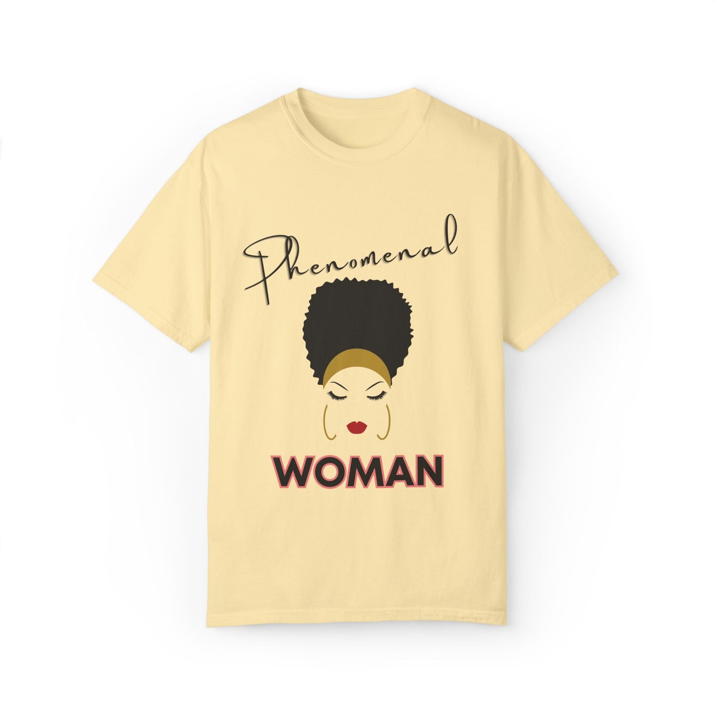 T-shirt| Unisex T-shirt - Phenomenal Woman Design Afro Beauty