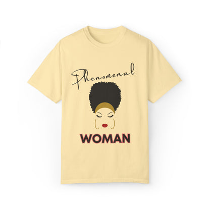 T-shirt| Unisex T-shirt - Phenomenal Woman Design Afro Beauty