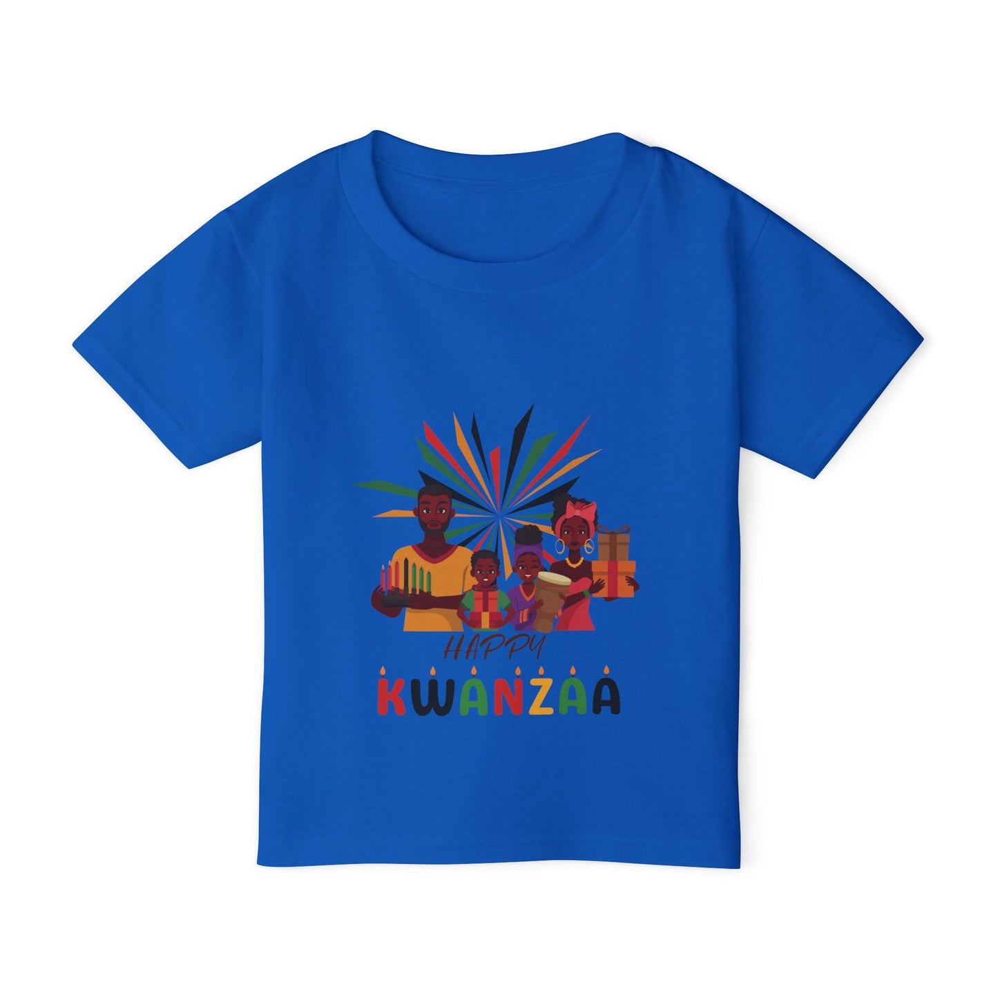 Toddler T-shirt | Happy Kwanzaa Family Design 2T-4T