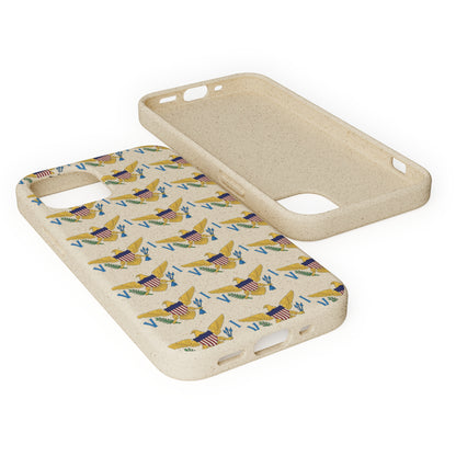 Phone Cases - Virgin Islands Flag Design Pattern