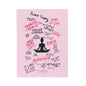 Velveteen Plush Blanket - 'Dear diary' Affirmations Design | Style C Girl