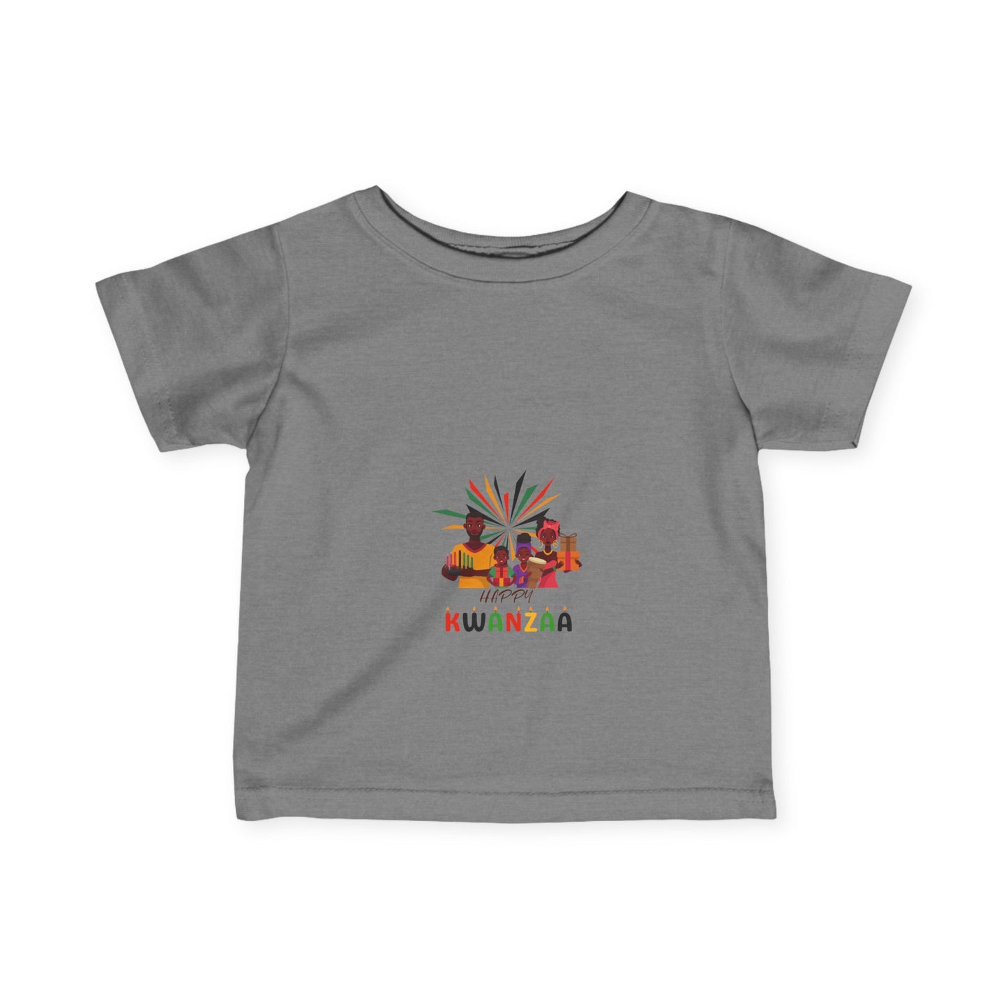 Infant tee | Happy Kwanzaa Family Design | 6-24 months