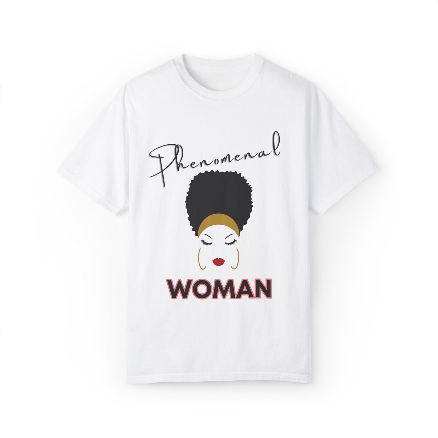 T-shirt| Unisex T-shirt - Phenomenal Woman Design Afro Beauty