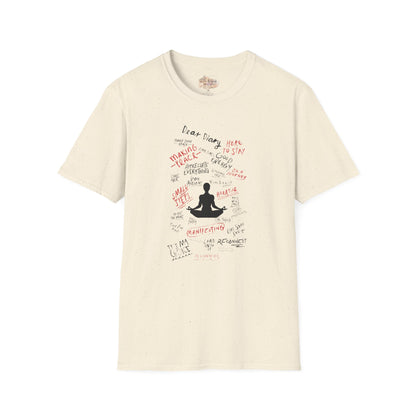 Mindful Thinking “Dear Diary” Affirmations T-Shirt