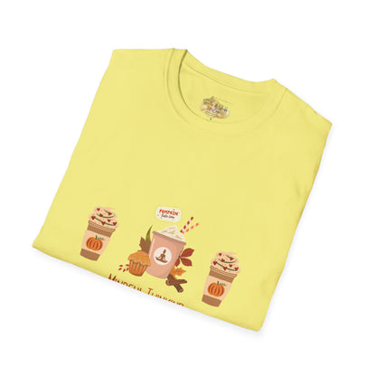 Fall Pumpkin Latte T-Shirt Mindful Thinking