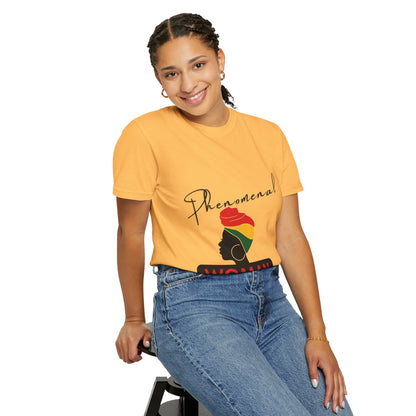 T-shirt | Phenomenal Woman Silhouette Rasta