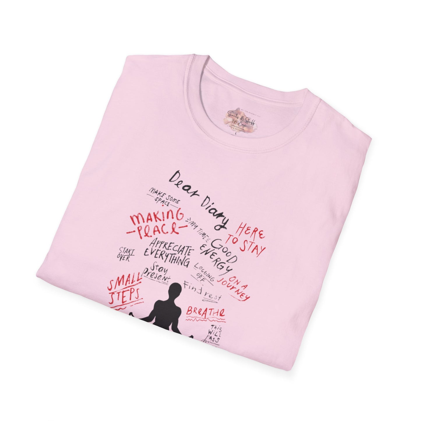 Mindful Thinking “Dear Diary” Affirmations T-Shirt