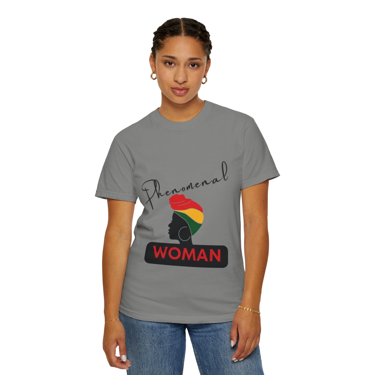 T-shirt | Phenomenal Woman Silhouette Rasta