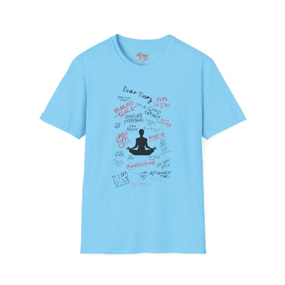 Mindful Thinking “Dear Diary” Affirmations T-Shirt