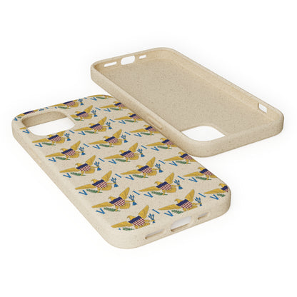 Phone Cases - Virgin Islands Flag Design Pattern