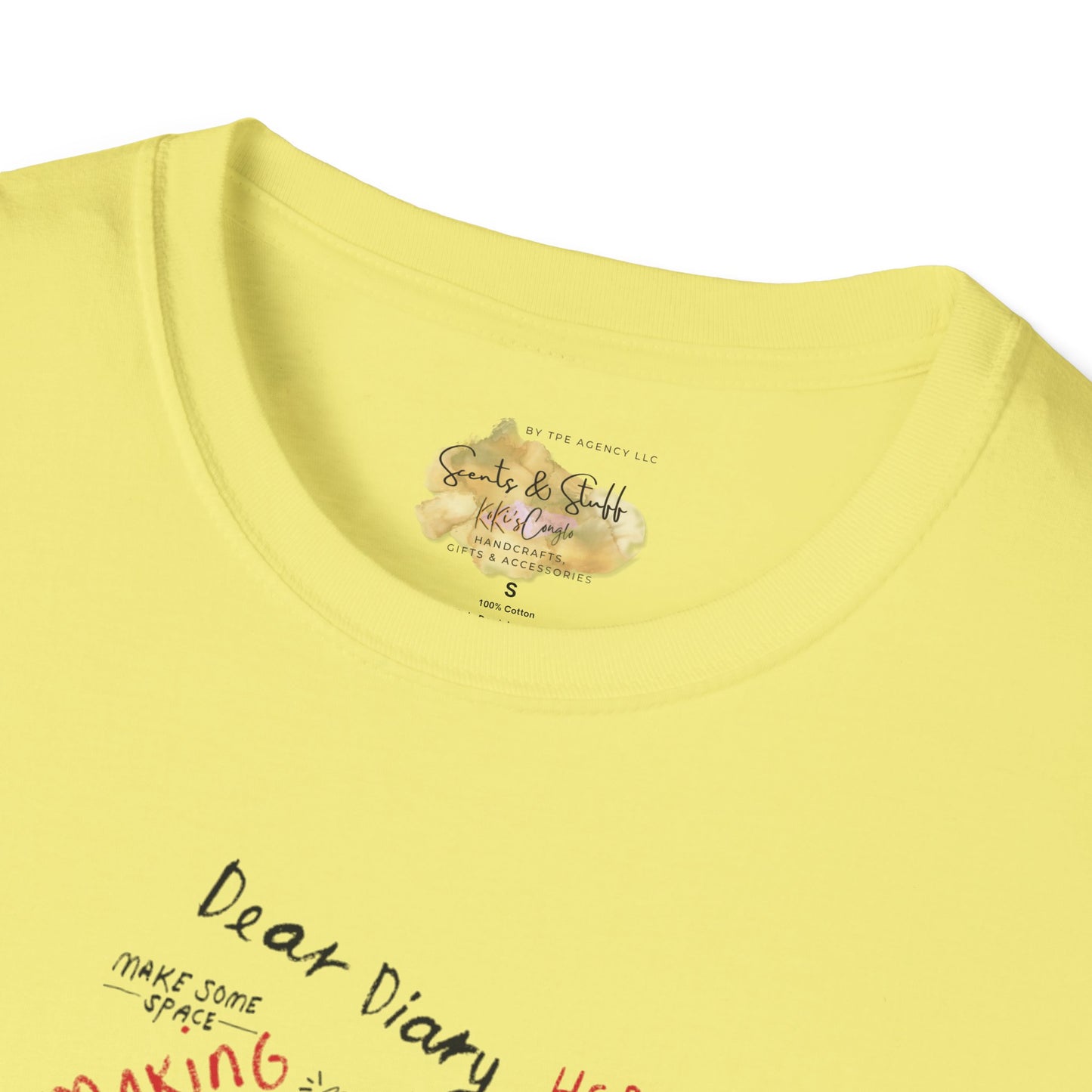 Mindful Thinking “Dear Diary” Affirmations T-Shirt