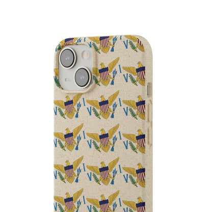 Phone Cases - Virgin Islands Flag Design Pattern